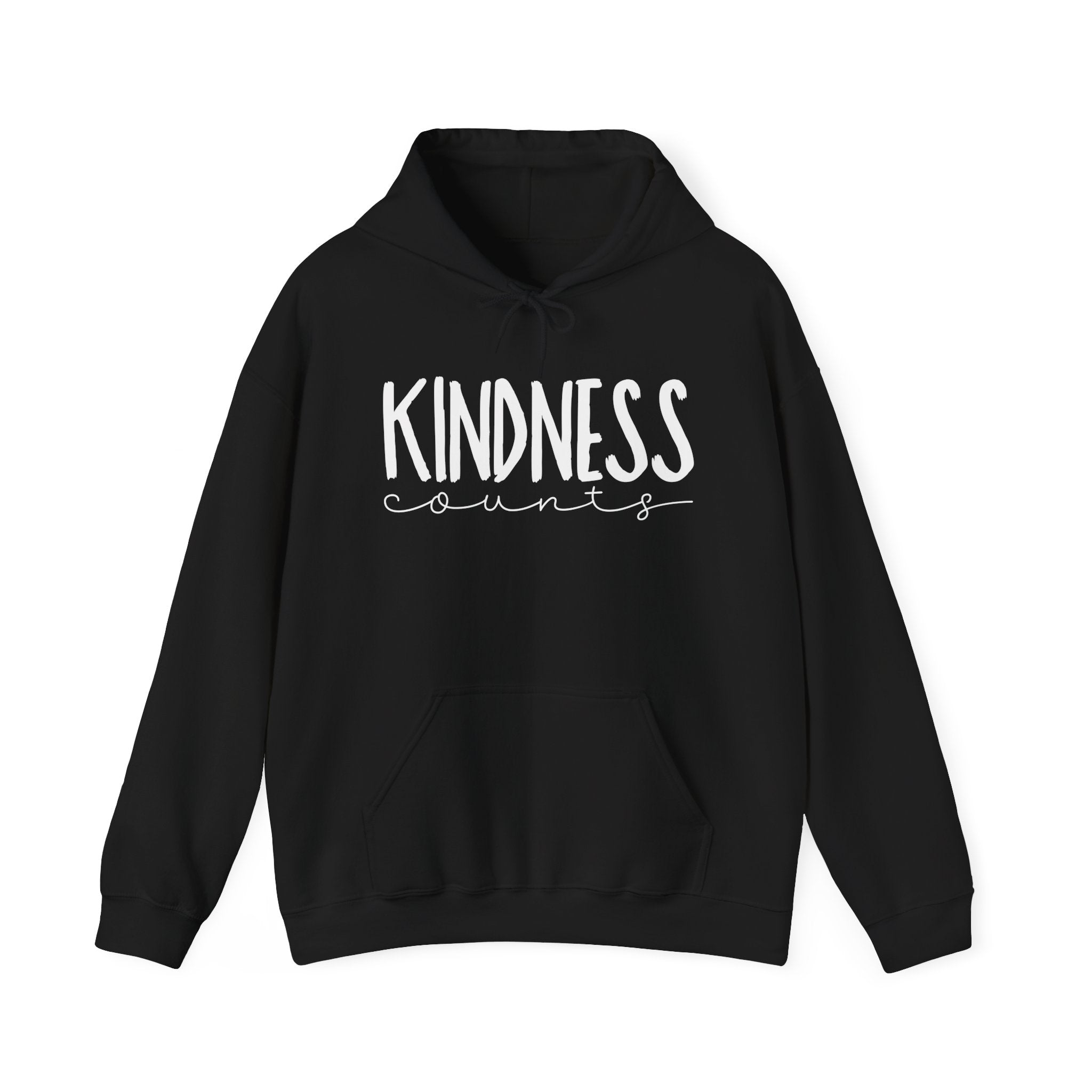 Motivational Hooded Sweatshirt - "Kindness" - Gifts for Fitness Enthusiasts, Cozy Casual Wear, Inspirational